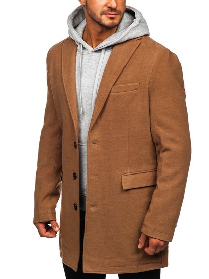 Abrigo de invierno para hombre camel Bolf 1047C