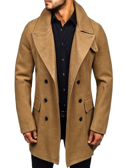 Abrigo de invierno para hombre camel Bolf 1048