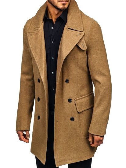 Abrigo de invierno para hombre camel Bolf 1048