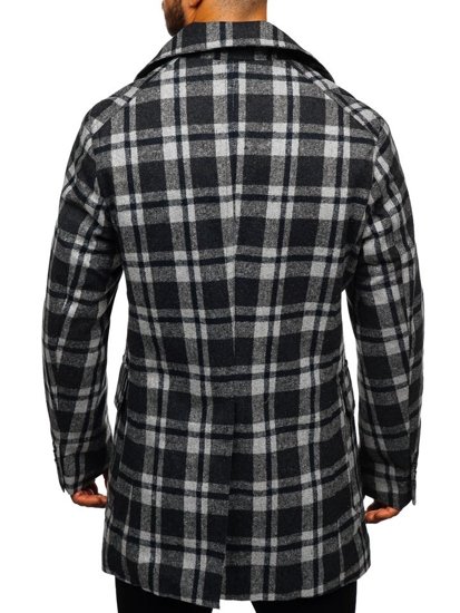 Abrigo de invierno para hombre gris Bolf 1115