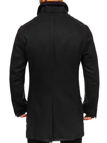 Abrigo de invierno para hombre negro Bolf 1048