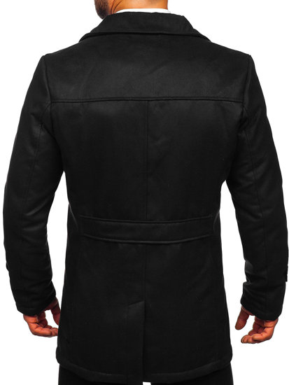 Abrigo de invierno para hombre negro Bolf M3123