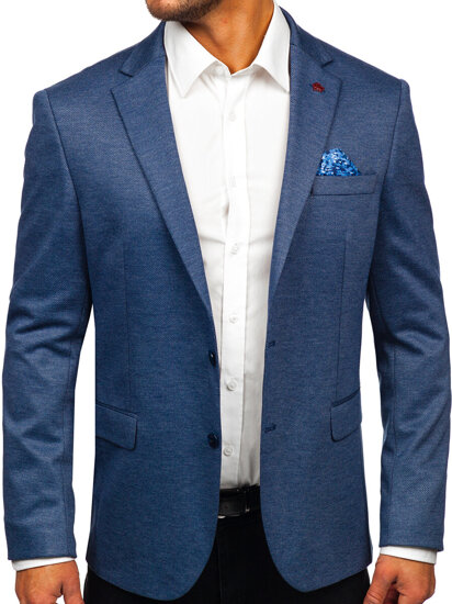 Americana casual para hombre azul Bolf 023