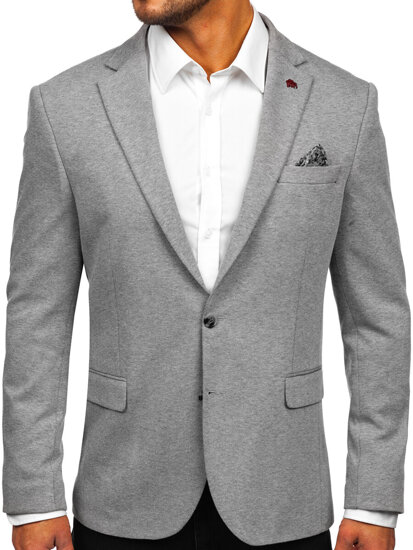 Americana casual para hombre gris Bolf 023