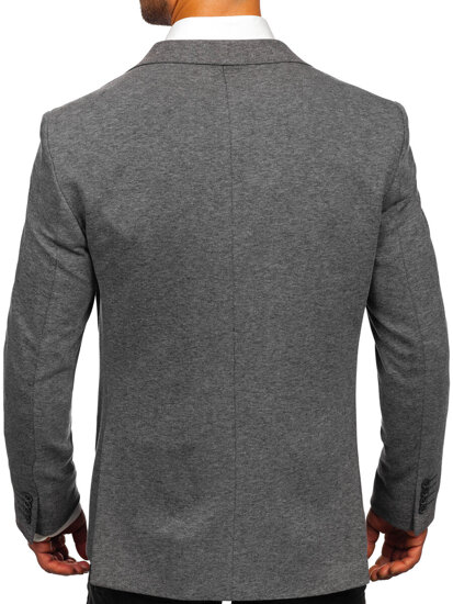 Americana casual para hombre gris oscuro Bolf 023