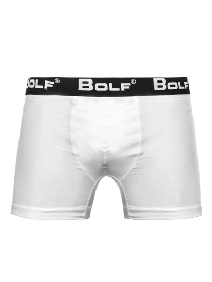 Bóxer para hombre blanco Bolf 0953