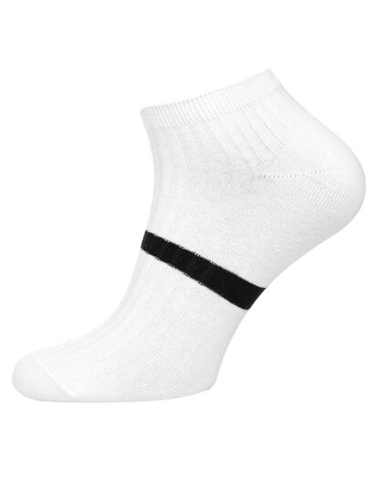 Calcetines invisibles para hombre blanco y negro Bolf M082-5P 5 PACK