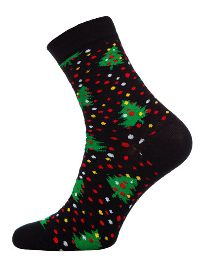 Calcetines navideños para mujer multicolor Bolf MCHD1-4P 4 PACK