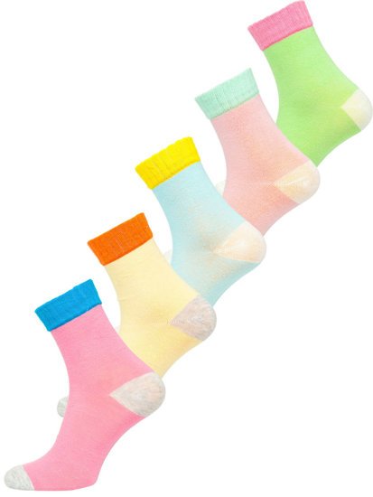 Calcetines para mujer multicolores Bolf X20328-5P 5 PACK