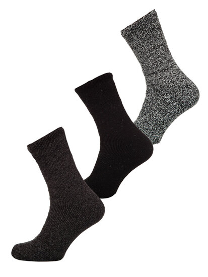 Calcetines térmicos gruesos de invierno para hombre multicolor-3 Bolf A8990-2-3P 3PACK