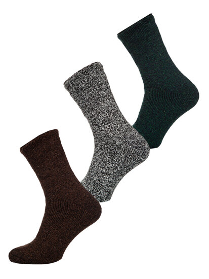 Calcetines térmicos gruesos de invierno para hombre multicolor-4 Bolf A8990-2-3P 3PACK