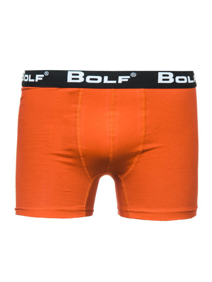 Calzoncillos bóxer para hombre naranja Bolf 0953-2P 2 PACK