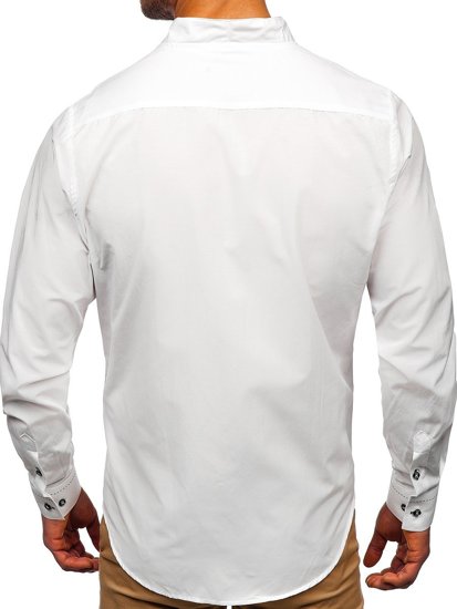 Camiseta a manga larga para hombre color blanco Bolf 5720