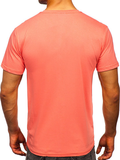 Camiseta algodón sin impresión para hombre coral Bolf 192397