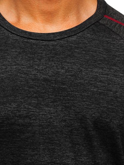 Camiseta de entrenamiento para hombe color negro Denley HM074