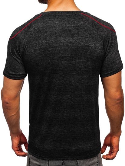 Camiseta de entrenamiento para hombe color negro Denley HM074