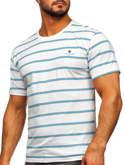 Camiseta de manga corta Bolf 14952 blanco para hombre