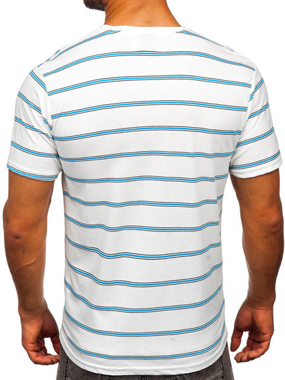 Camiseta de manga corta Bolf 14952 blanco para hombre