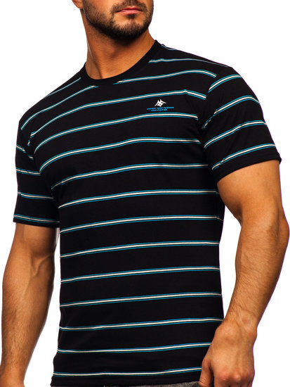 Camiseta de manga corta Bolf 14952 negra para hombre