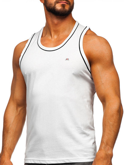 Camiseta de tirantes anchos blanco Bolf 14276