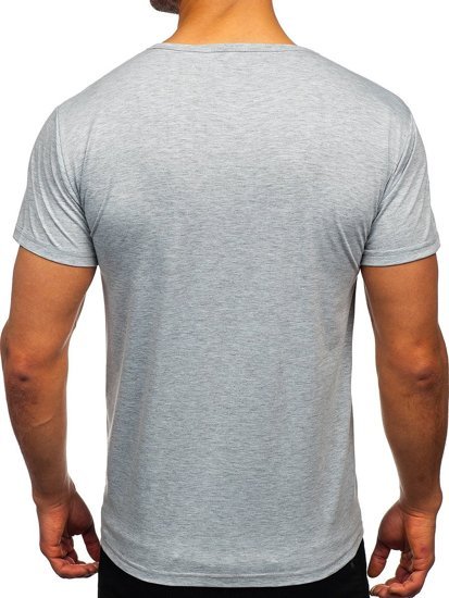 Camiseta estampada para hombre color gris Denley KS2633