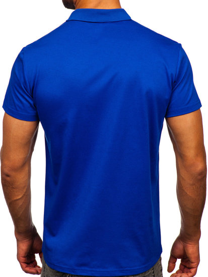 Camiseta polo de manga corta para hombre cobalto Bolf 8T80