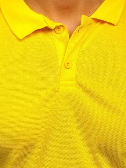 Camiseta polo para hombre color amarillo Bolf GD02