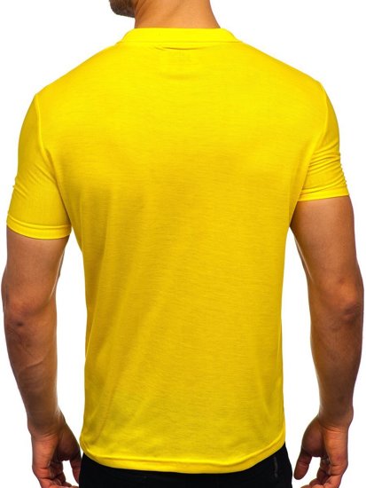 Camiseta polo para hombre color amarillo Bolf GD02