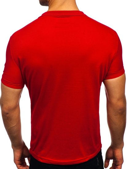 Camiseta polo para hombre color burdeos Bolf GD02