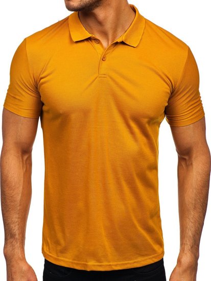 Camiseta polo para hombre color camel Bolf GD02