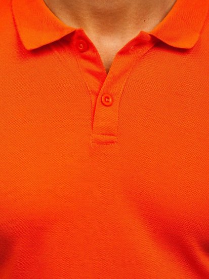 Camiseta polo para hombre color naranja Bolf GD02