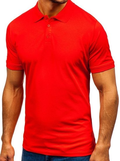 Camiseta polo para hombre naranja Bolf 9025