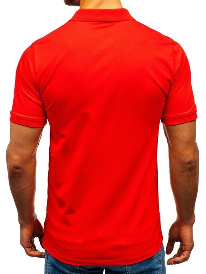 Camiseta polo para hombre naranja Bolf 9025