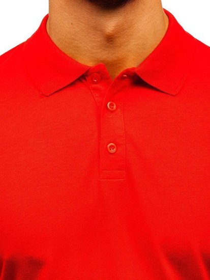 Camiseta polo para hombre naranja Bolf 9025