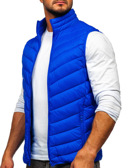 Chaleco acolchado para hombre azul Bolf 13073