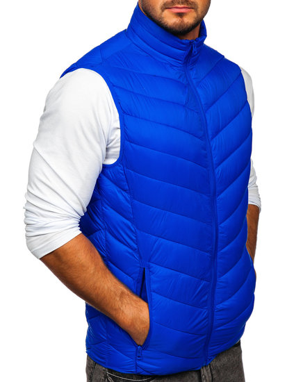 Chaleco acolchado para hombre azul Bolf 13073