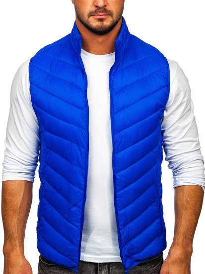 Chaleco acolchado para hombre azul Bolf 13073