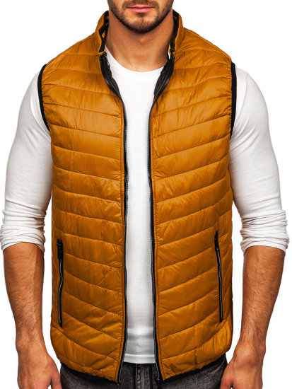 Chaleco acolchado para hombre camel Bolf 7103