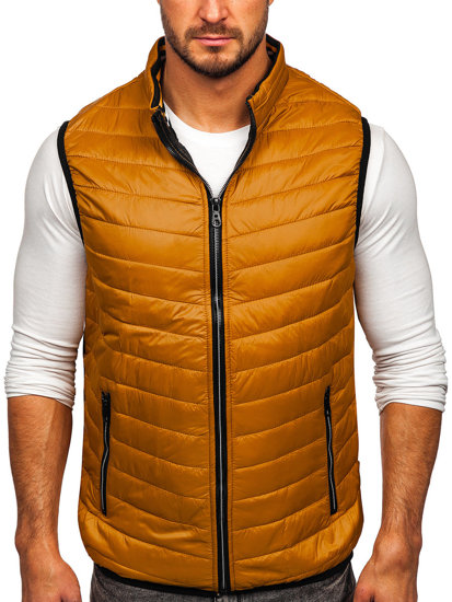 Chaleco acolchado para hombre camel Bolf 7103