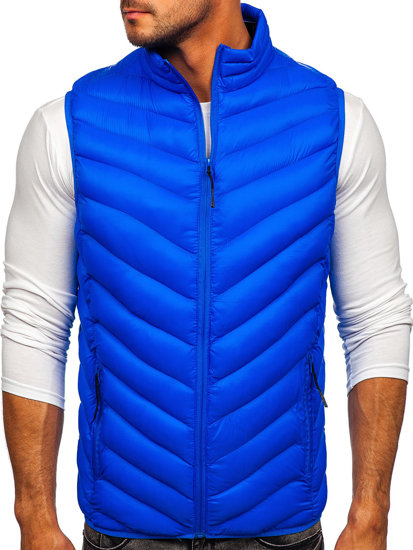 Chaleco acolchado para hombre color azul Bolf HDL88006