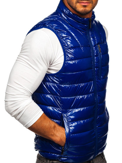 Chaleco acolchado para hombre color azul Denley R0109A