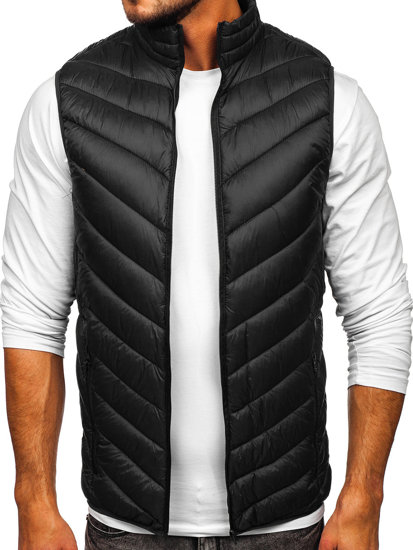 Chaleco acolchado para hombre negro Bolf 13073