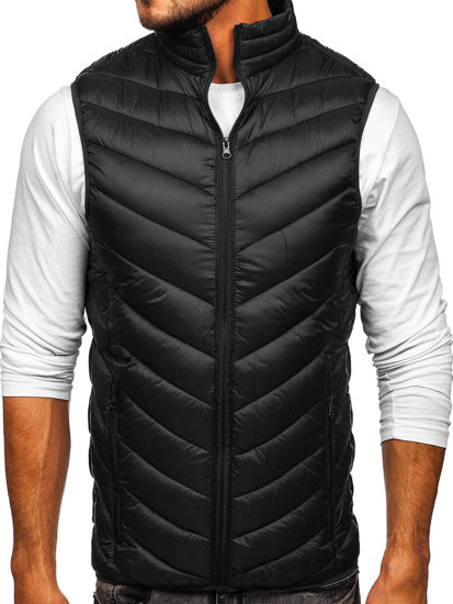 Chaleco acolchado para hombre negro Bolf 13073