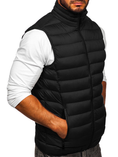 Chaleco acolchado para hombre negro Bolf 5M711