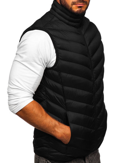 Chaleco acolchado para hombre negro Bolf 5M752