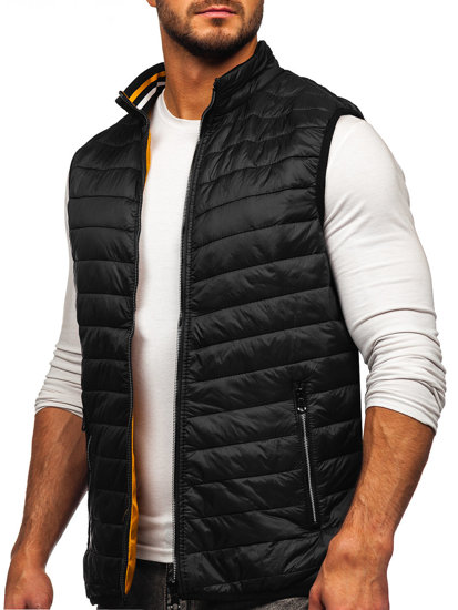 Chaleco acolchado para hombre negro Bolf 7103