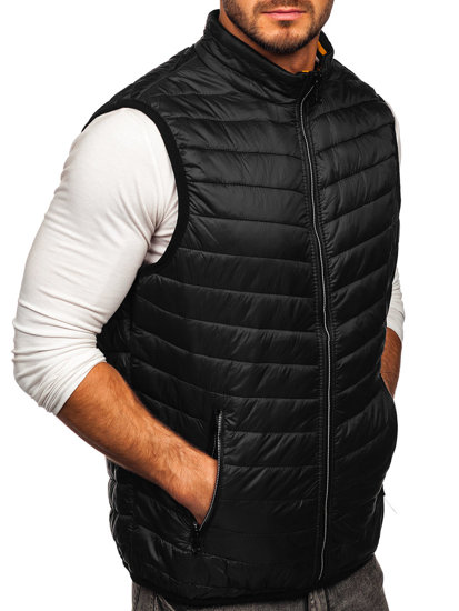 Chaleco acolchado para hombre negro Bolf 7103