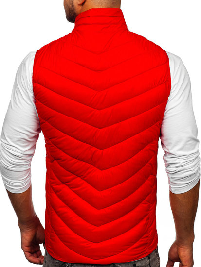 Chaleco acolchado para hombre rojo Bolf 13073