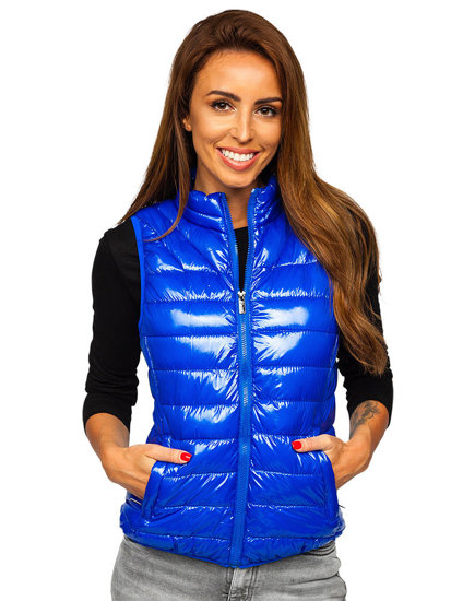 Chaleco acolchado para mujer color azul Denley R0107A