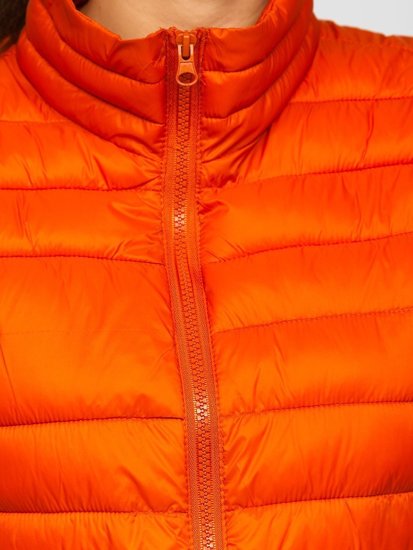 Chaleco acolchado para mujer color naranja Bolf 23038